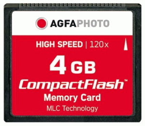 Miglior prezzo SCHEDA MEMORIA CF AGFAPHOTO COMPACT FLASH 4GB 20MB/S HIGH SPEED 120X MLC (10432)