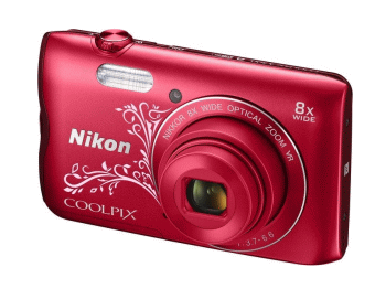 Miglior prezzo FOTOCAMERA DIGITALE NIKON COOLPIX A300 RED ORNAMENT (VNA964E1)
